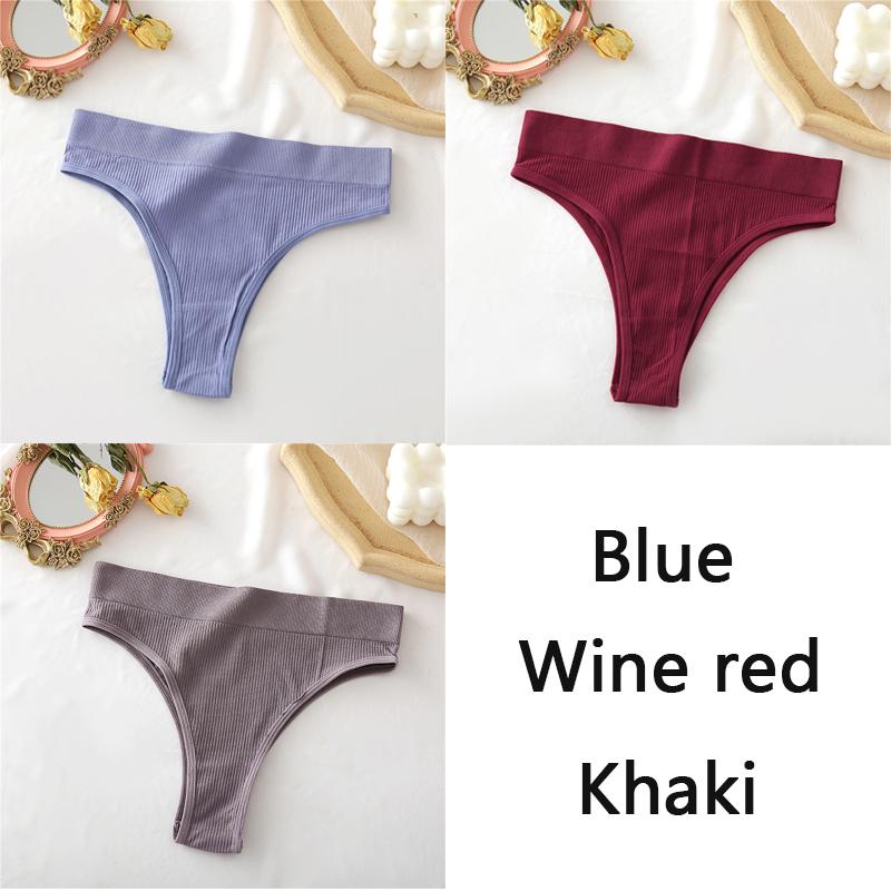 Women's Panties Seamless High Waisted Underwear Women Comfortable Panties Women Sexy Underpants For Women 3PCS/Set