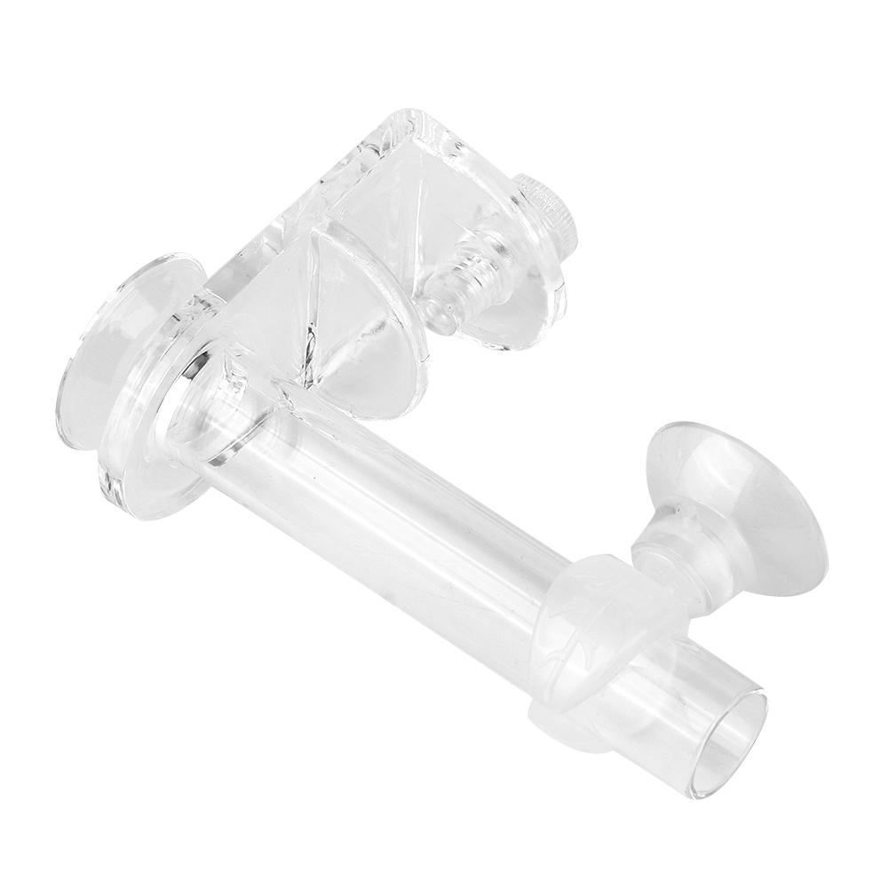 Fish Tank Feeding Shrimp Feeder Tube 88mm with Fixing Bracket for Aquarium