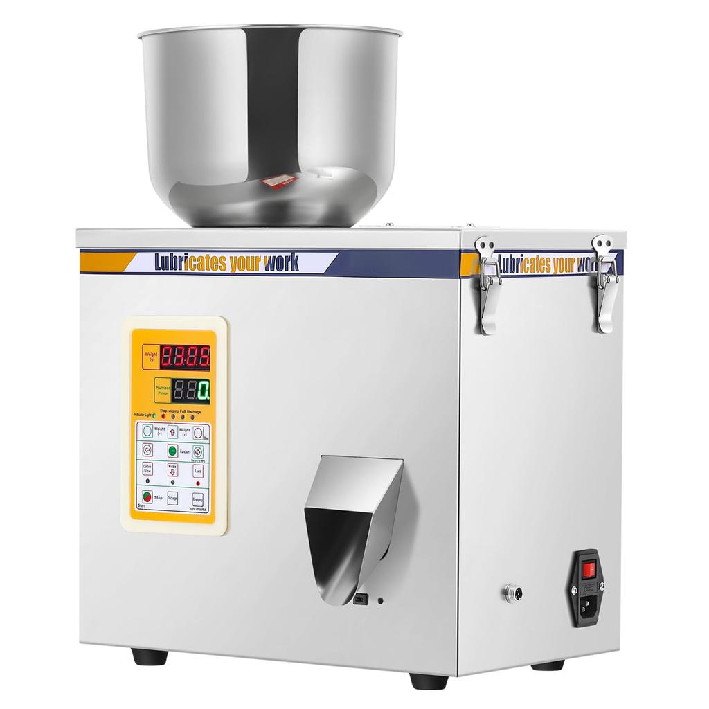 Hanchen Granule Filling Machine Powder Filler Powerful Vibration Type Quantitative Filling of Automatic Feeding by Infrared Sensing Digital Control