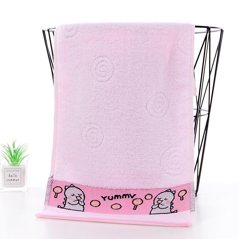 32-Strand Double-Sided Baby Towel, 25x50cm, Soft, Water-Absorbent, Thickened, Embroidered LOGO