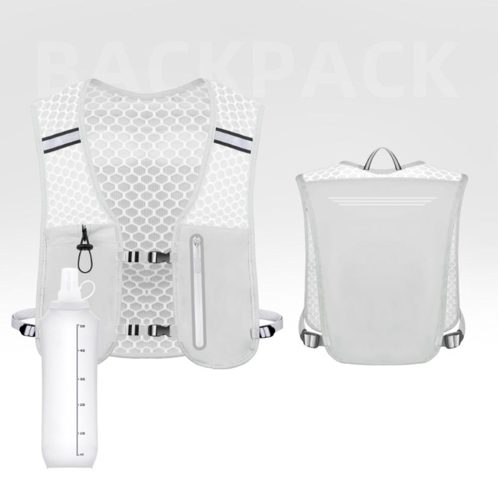 Reflective Reflective Running Vest Pack 2L Water Chest Pack Running Hydration Vest Bag Climbing