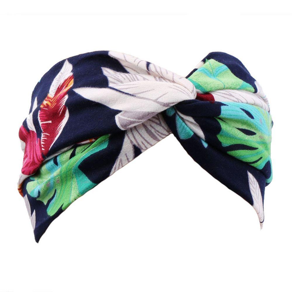 Fashion Women's Wide Stretchy Headbands Twist Knot Yoga Fitness Sports Hair Band