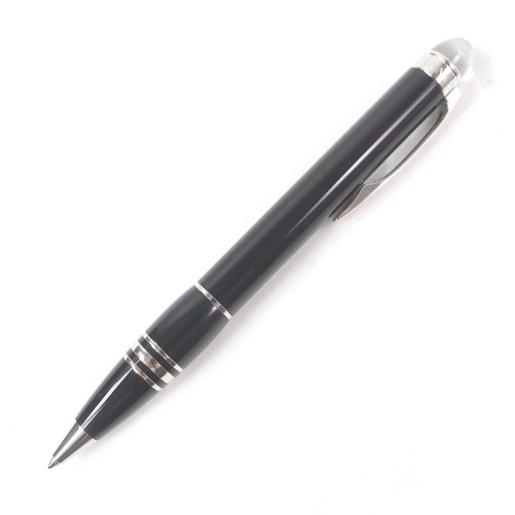Very Good MONTBLANC Ballpoint pen black Precious resin mens Used