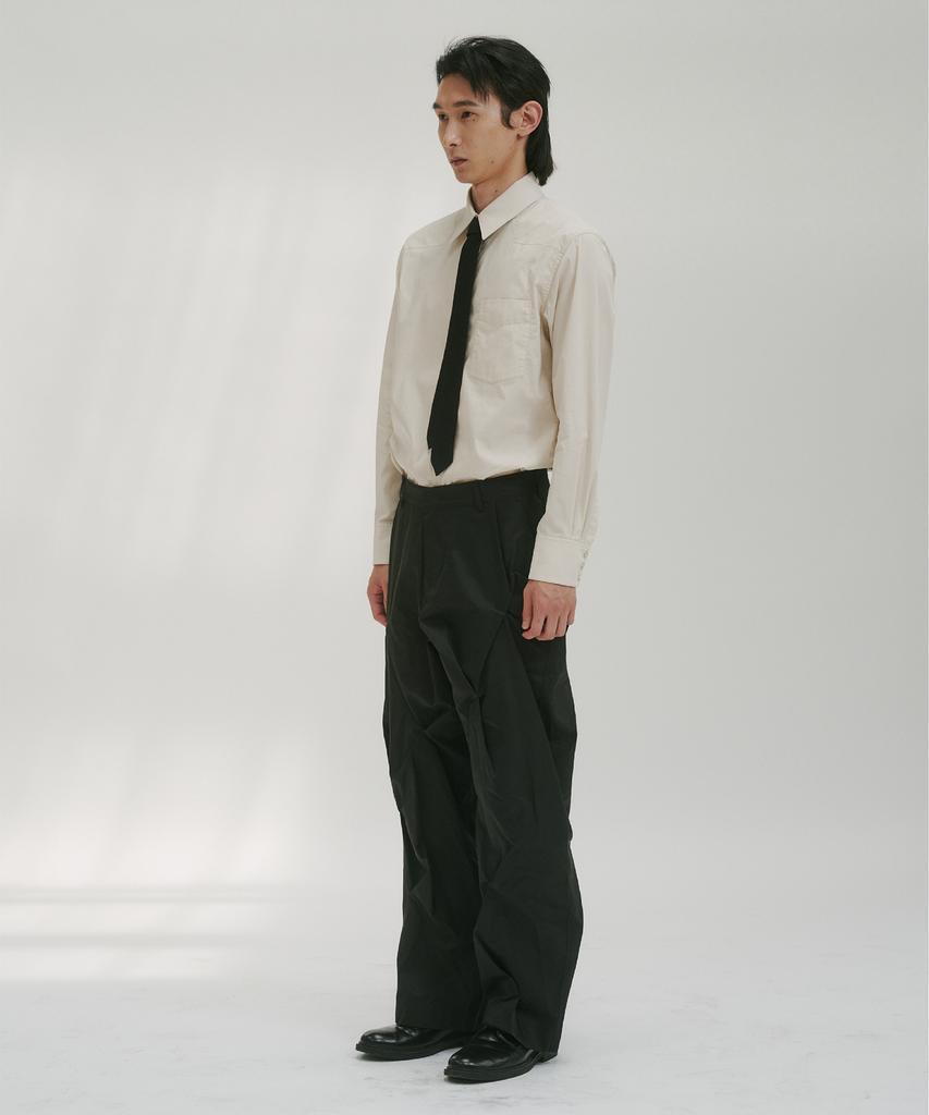 AEGO FREEDOM LAB Nip Crump Pants_Charcoal Black