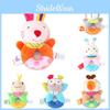 Bbsky Cute Animal Dog Rabbit Rattle Stick Baby Plush Hand Shake Bell Toy Newborn 0-1 Year