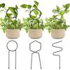 3 Pcs Metal Garden Trellis Climbing Plants Support Indoor Iron Plant Trellis for Ivy Vine Rose