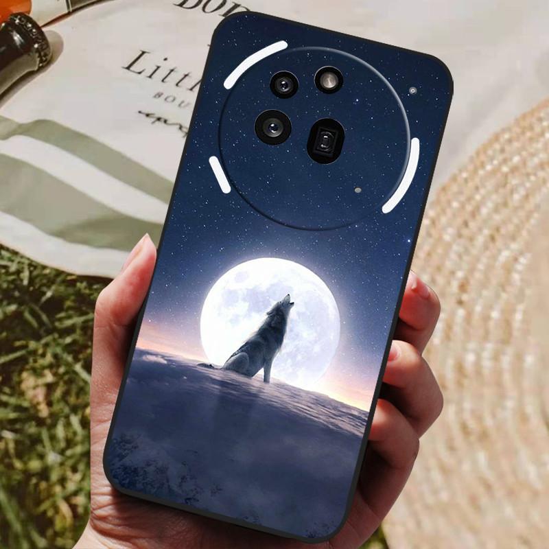 For Nothing Phone 3A Pro Case Phone3A Pro Cool Painted Silicone TPU Soft Cover for Nothing Phone 3A Pro A059P Cases Black Shells