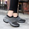 Spring Women Sneakers Shoes Flat Slip On Platform Sneakers for Women Black Breathable Mesh Sock Sneakers Shoes