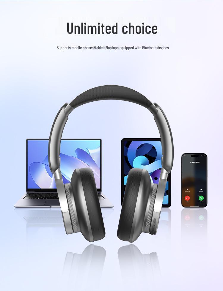 Полноразмерные Bluetooth-наушники с активным шумоподавлением и настраиваемым ANC