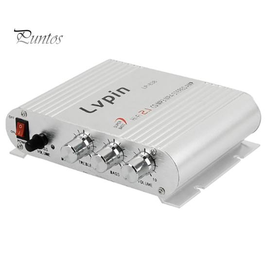 Усилитель Lvpin838 Сабвуфер 2.1 Каналов Супер Бас HiFi Питание 12В CD MP3 MP4 Стерео Радио для Автомобиля