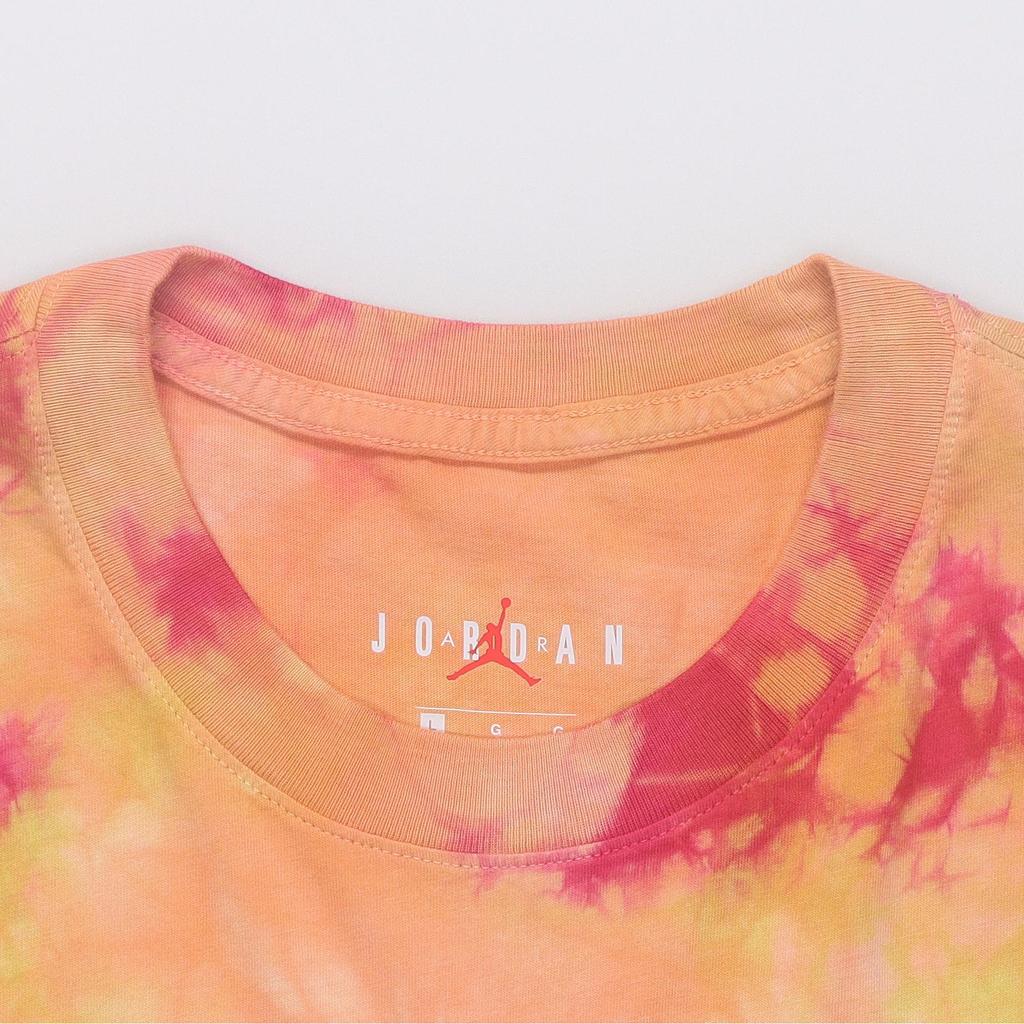 Nike Футболка с круглым вырезом и принтом в виде букв Tie-Dye, мужская, желтая, CD9661-336