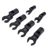 6PCS Crows Foot Wrenches 1Celsius2 3Celsius8 Inch Drive 6 Point Socket Flexible Head Fuel Line Wrench Set 12mm 14mm 16mm 17mm 18mm 19mm Opening