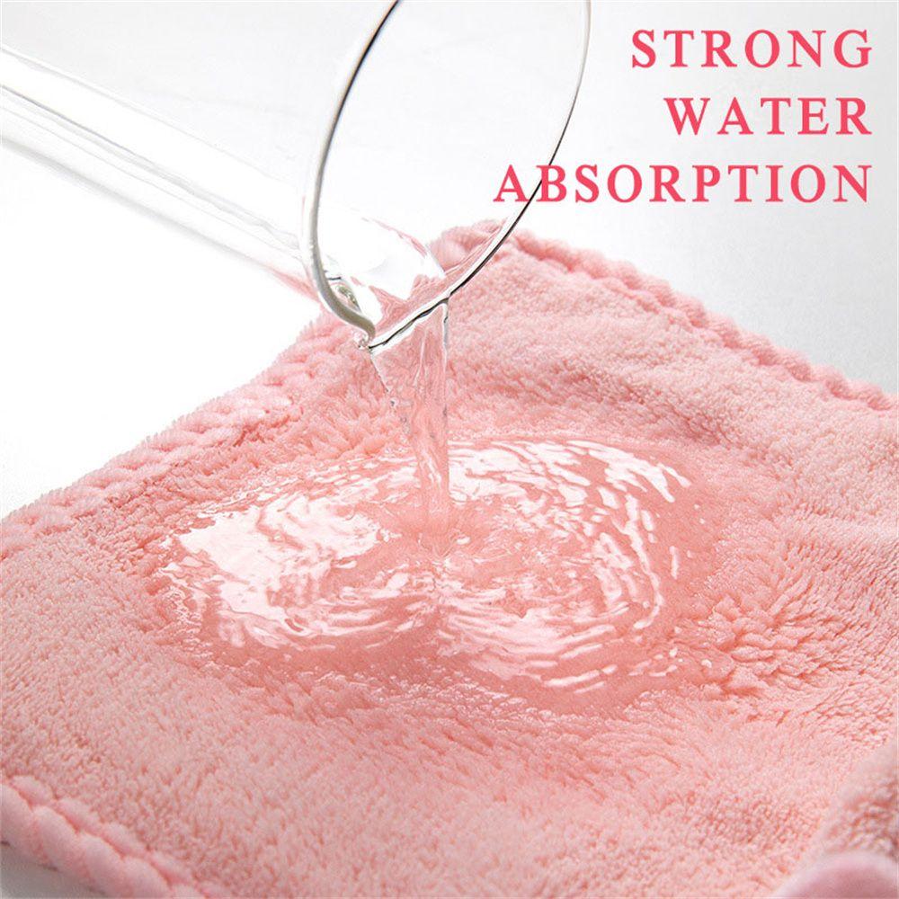 Water Uptake Kitchen Mounted Hand Towel Embroidery Handkerchief Cartoon Pig