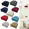2 Pcs Outdoor Chair Cushions Waterproof U-Shaped Overstuffed Seat Cushions