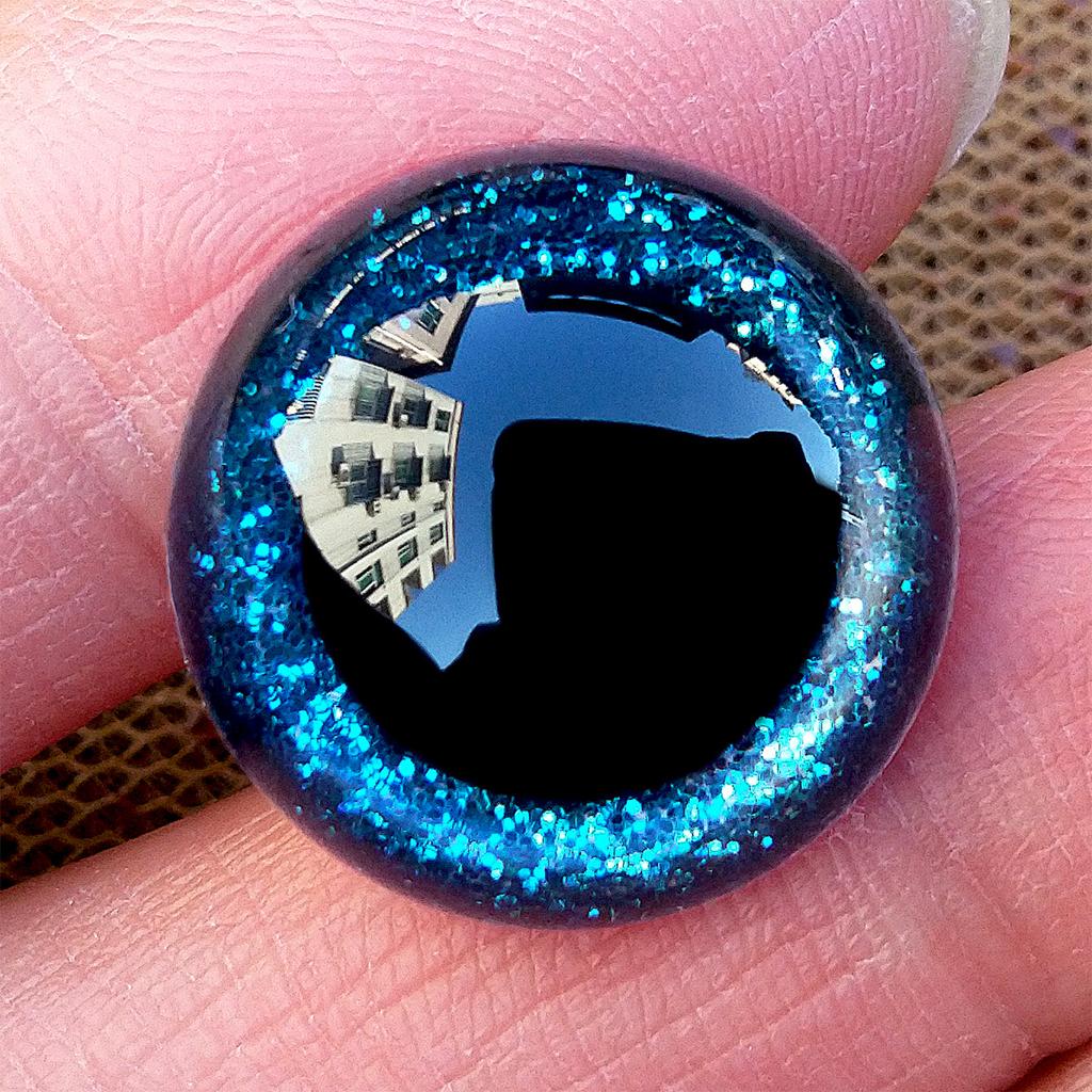 10 пар 3D пластиковых безопасных глаз с блестками для вязаных игрушек, больших амигуруми, поделок, плюшевых кукол для вязания, 9/10/12/14/16/18/20/24 мм