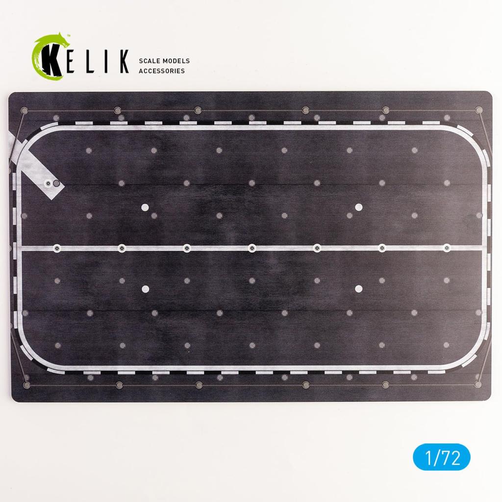 Reskit Destroyer Hyuga Forward Elevator X Display Base RSKKS72066 1/72 DDH-181 (280 180mm)