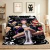 Custom Name Hunter X Hunter Flannel Blanket Throw Blanket Soft Warm Sofa Bed home Decor Unique Gift