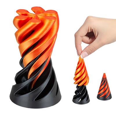 Невозможная Пирамида Сквозная Скульптура Спираль Винт Фиджет 3D Игрушка Спираль Конус Декомпрессия Тревога Облегчение Детей Взрослых Игрушка Подарок