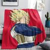 1PC Vegeta Patterned Flannel Blanket Suitable For All Seasons For Home Decor Warmth And Comfort Gifts Holiday Present
