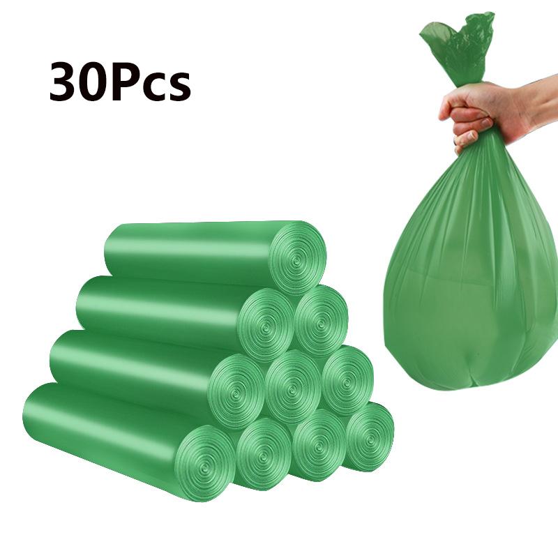 Утолщенный универсальный домашний жилой закрывающийся мешок для мусора на шнурке, автоматический кухонный дизайн