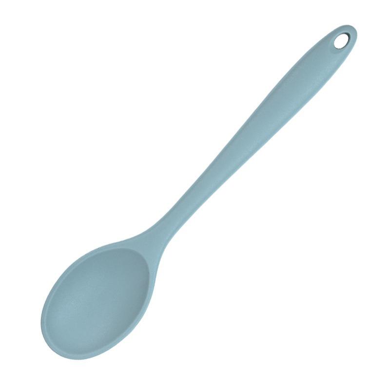 1 шт. Маленькая силиконовая ложка, термостойкая ложка для супа, ложка для смешивания, ложка для салата, кухонные принадлежности, аксессуары