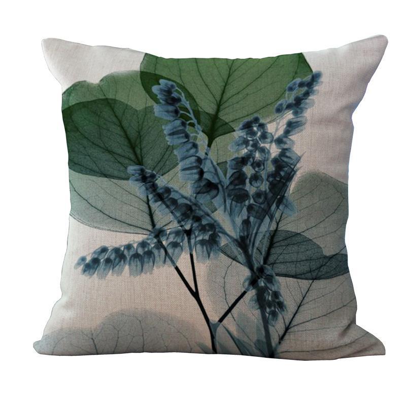 Красочные Растительные Подушки Цветы Наволочка для Дивана Гостиная Декоративная Подушка Постельное Белье