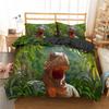 3D Print Dinosaur Duvet Cover Set Twin Full Queen King Size Comforter Cover Animals For Kid Boy Girl Teen Polyester Bedding Sets