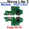 USB Charger Dock Board For Huawei Nova Lite 3 Plus 7 8 Pro 7i 8SE 4G 5G Usb Charging Port Board Connector Flex Cable Parts