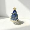 Spun glass christmas tree,light up glass xmas ornament,christmas tabletop figurine,glowing christmas night light,xmas holiday gift