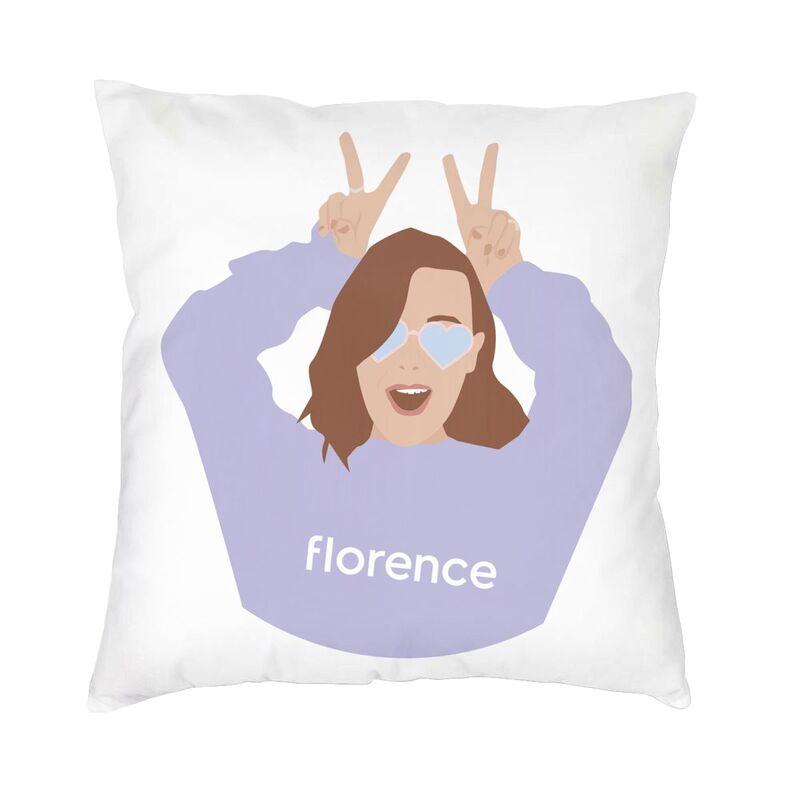 Florence By Mills Декоративная подушка Милая Милли Бобби Браун Декор для подушки Салонная квадратная наволочка