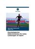 The Psychologische Determinanten Fur Hohe Leistungen Im Sport Book