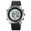 SKMEI 1996 Календарные часы reloj hombre Япония Цифровой механизм Светодиодная подсветка Часы Мужские Женские 5 Бар Водонепроницаемые Таймер Наручные часы