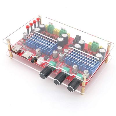 WINGONEER TDA3116 канальный Bluetooth аудио цифровой усилитель плата сабвуфер AUX TF U диск декодирование 2x60 Вт+100 Вт 2.1