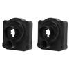 2Pcs Outboard Water Pump Housing Install Easily Lightweight Portable Anti Rust Impeller Housing for 15 Horsepower Boat