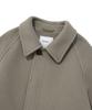 Covernat Wool Balmacaan Coat Beige