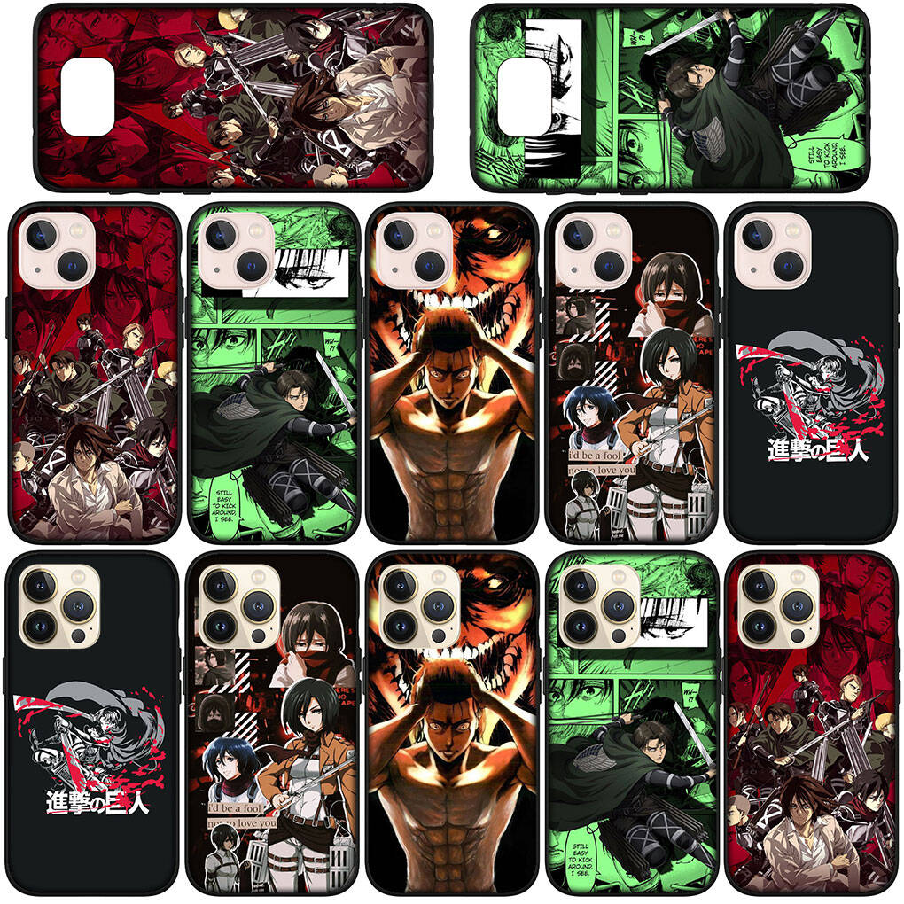for iPhone 17 16 15 Xiaomi Poco F7 F8 X7 X6 C85 C75 Redmi Note 14 13 12 11 Pro Max 14C 13C 15C A3 A4 Phone Case Wallpaper Attack on Titan Levi Cover