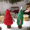 1 шт. Мини Рождественские елки Мультяшная кукла Домашние настольные украшения Окно Рождественская Искусственная Рождественская елка Украшение для вечеринки Подарки