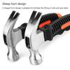 Portable Non-slip Handle Steel Hammer Household Multifunctional Construction Tool Woodworking Hammer Nail Claw Hammer