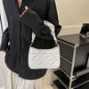 Модная простая сумка-тоут женская 2024 осень новая мода повседневная сумка через плечо повседневная сумка