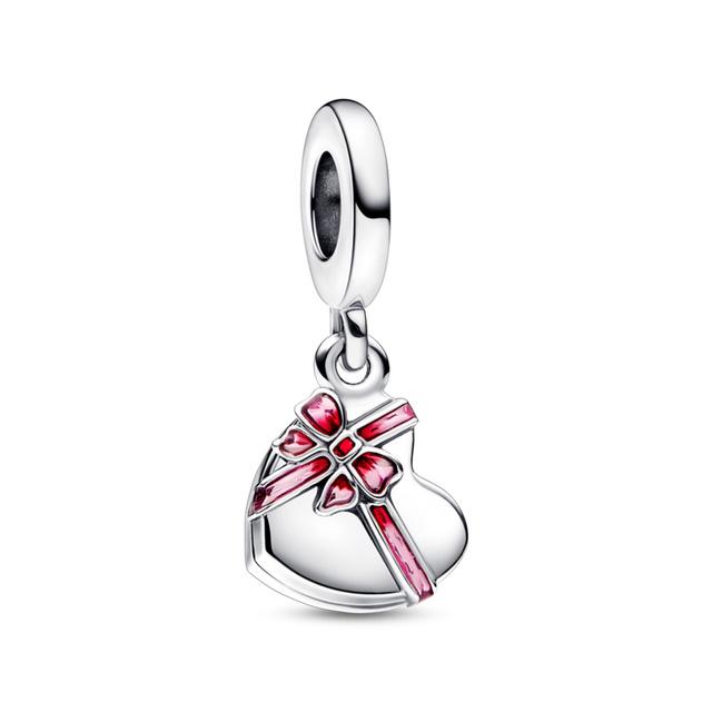 New 925 Silver Family Tree Automobile Angel Gift Box Charms Beads Fit Original Bracelet DIY Jewelry For Women Gift