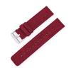 Stainless Steel Pin Buckle Nylon Woven Canvas Replacement Watch Band, Adjustable 12mm Wrist Strap