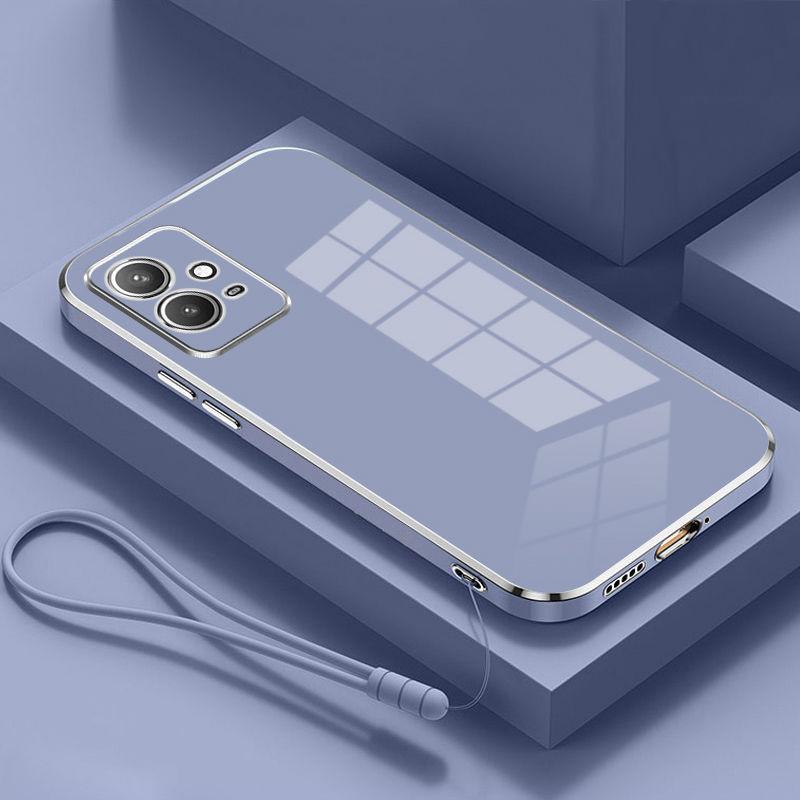 Для Vivo Y75 5G чехол Роскошный квадратный чехол Vivo Y55 5G телефон чехол противоударный силиконовый задняя крышка Fundas