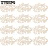 20pcs Merry Christmas Wood Cutout DIY Woodcraft Wooden Words Cutouts For Home Decorations Table Plate Rustic Ornament