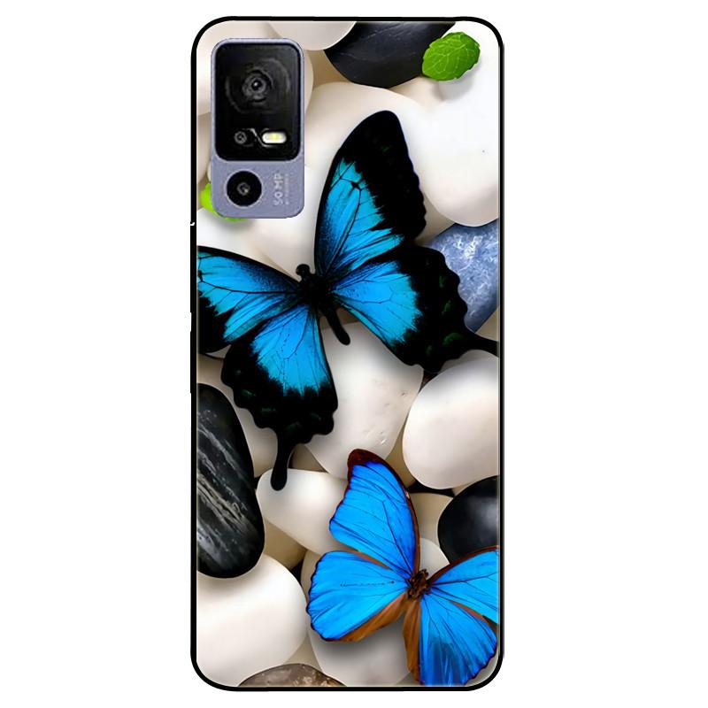 Capa For TCL 40 NxtPaper 5G 2023 Lion Cat Soft Case Silicone Black Covers For TCL 40 NxtPaper 5G 40 NxtPaper Coque Fusion Bumper