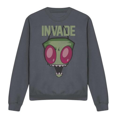 Invader Zim Unisex Adult Invade Sweatshirt