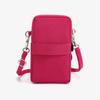 Women‘s Sport Nylon Crossbody Bags Mobile Phone Money Toiletry Storage Organizer Shoulder Bag Neck Sports Running Arm Handbag