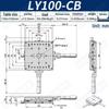 Two-Dimensional XY Axis Precision Manual Adjustment Platform