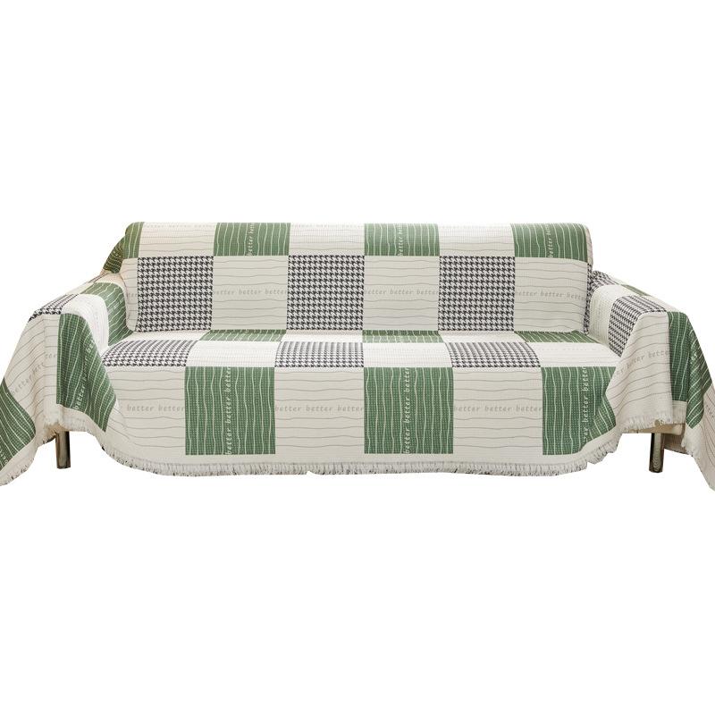 New Sofa Cover Cloth Four Seasons Universal Full Covered Oversized Straight Row Sofa Towel Fresh Sofa Cover Blanket
