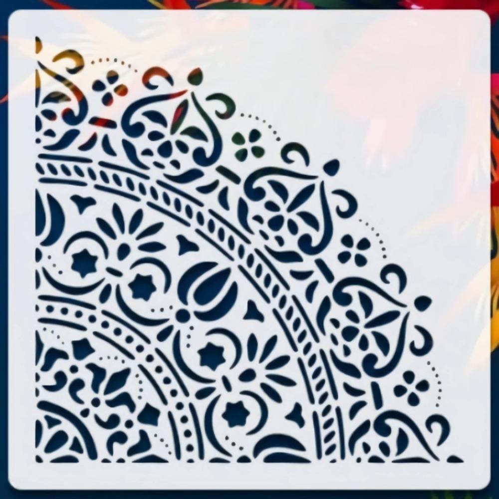 Reusable Mandala Stencil Kit Large Size Stencil Template Embossing Big Stencil  Canvas Art