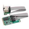 Карта Mini PCIE Gigabit Ethernet 10 100 1000 Мбит/с Полнодуплексная Полудуплексная Сетевая карта VLAN LAN Адаптер Конвертер для Настольного ПК